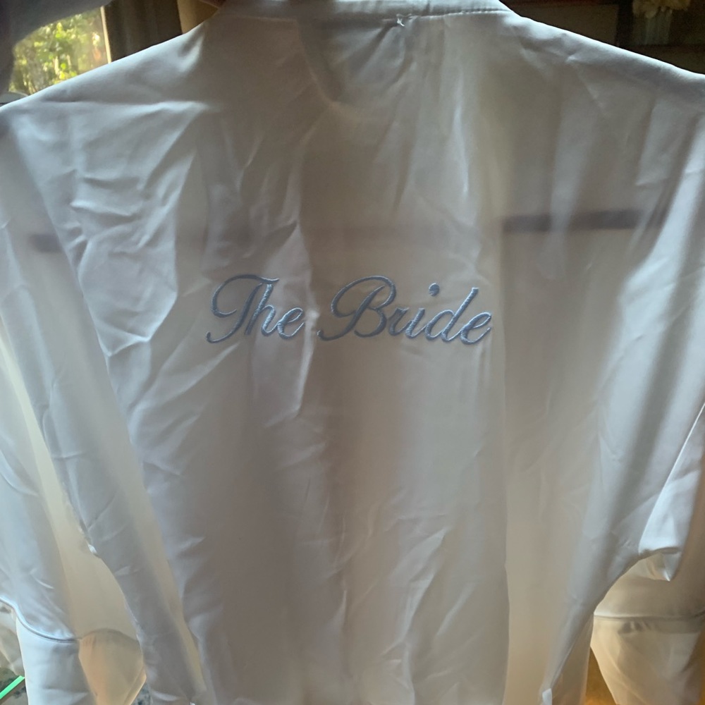 “The Bride” getting ready robe